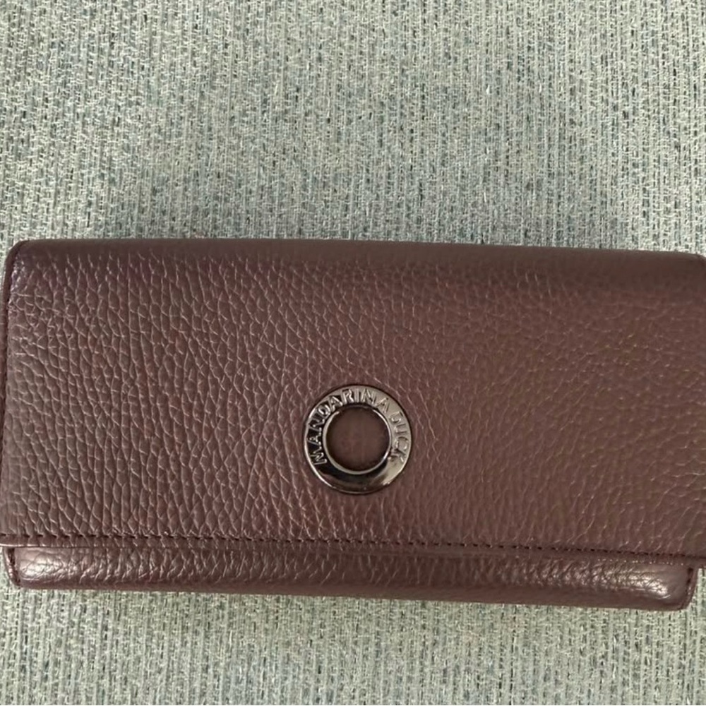Mandarina Duck Brown Leather Wallet